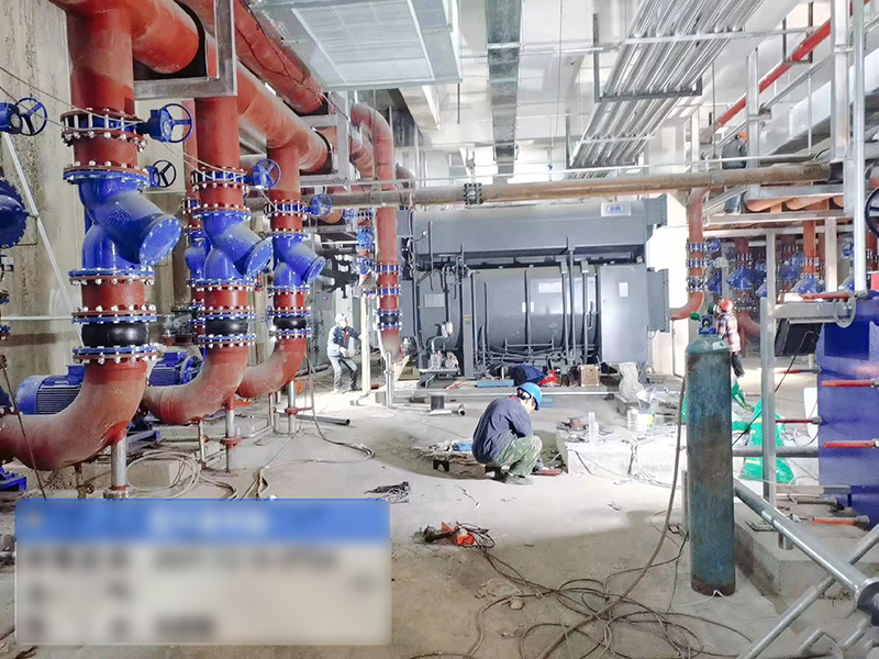 科技園暖通工程（中央空調(diào)冷水機(jī)組1500臺(tái)末端）